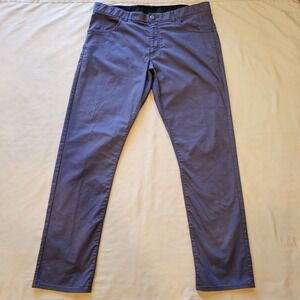 NIKE Dri Fit Mens Purple Golf Stretch Pants Button/Zip Straight Leg Size‎ 34x32